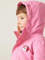 Regatta Pink Animal Rainy Day Waterproof Jacket - Image 4 of 4