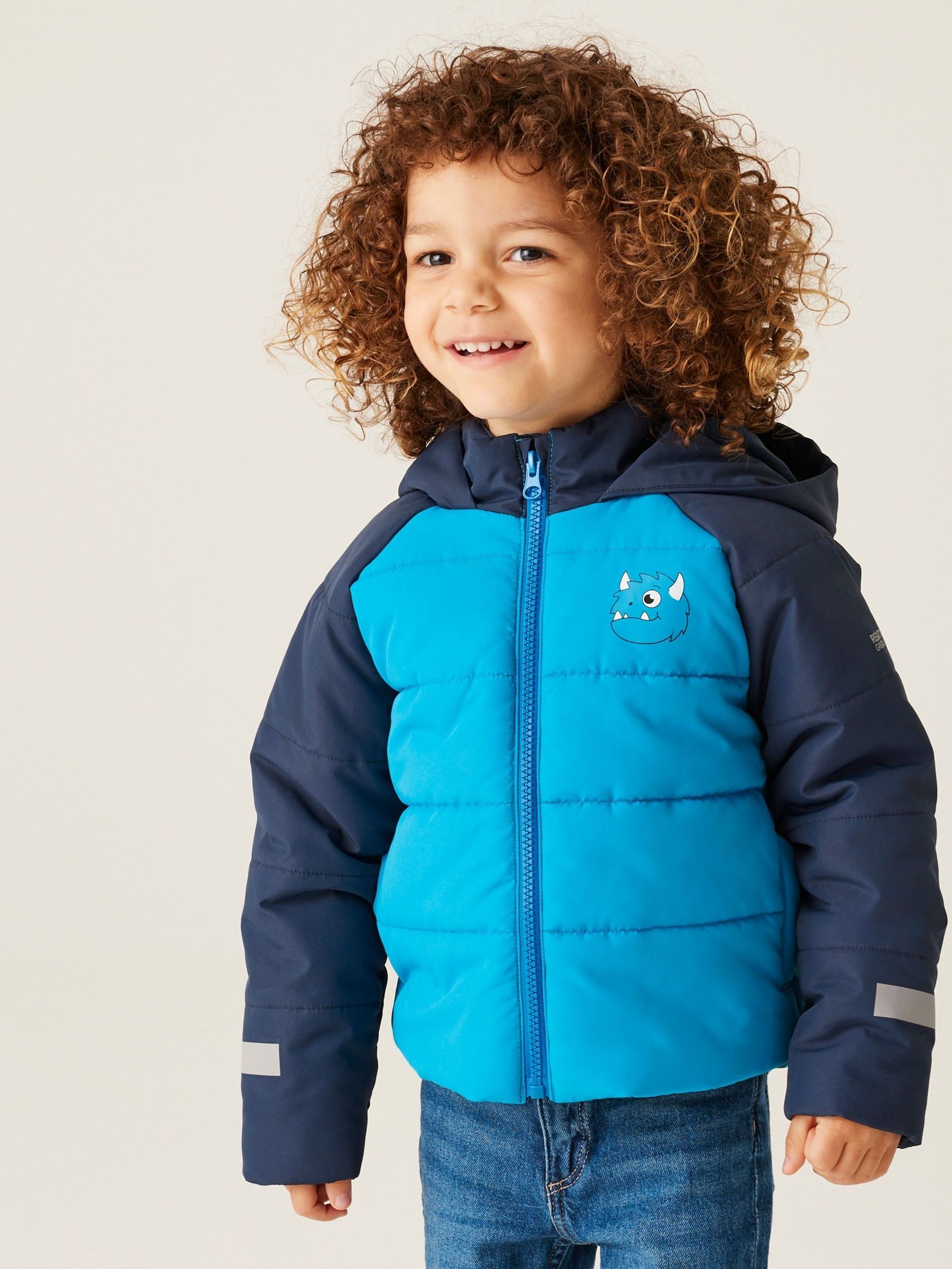 Buy Regatta Blue Shower Resistant Animal Baffle Jacket from Next Luxembourg