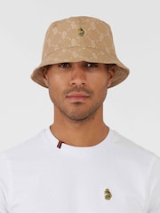 Luke 1977 Seth Reversible Biscuit Bucket 100% Cotton Brown Hat - Image 1 of 5