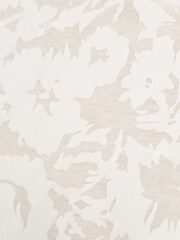 Jigsaw White 100% Cotton Printed Sheer Top - Image 7 of 7