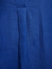 Jigsaw Blue 100% Linen Kaftan Dress - Image 6 of 6