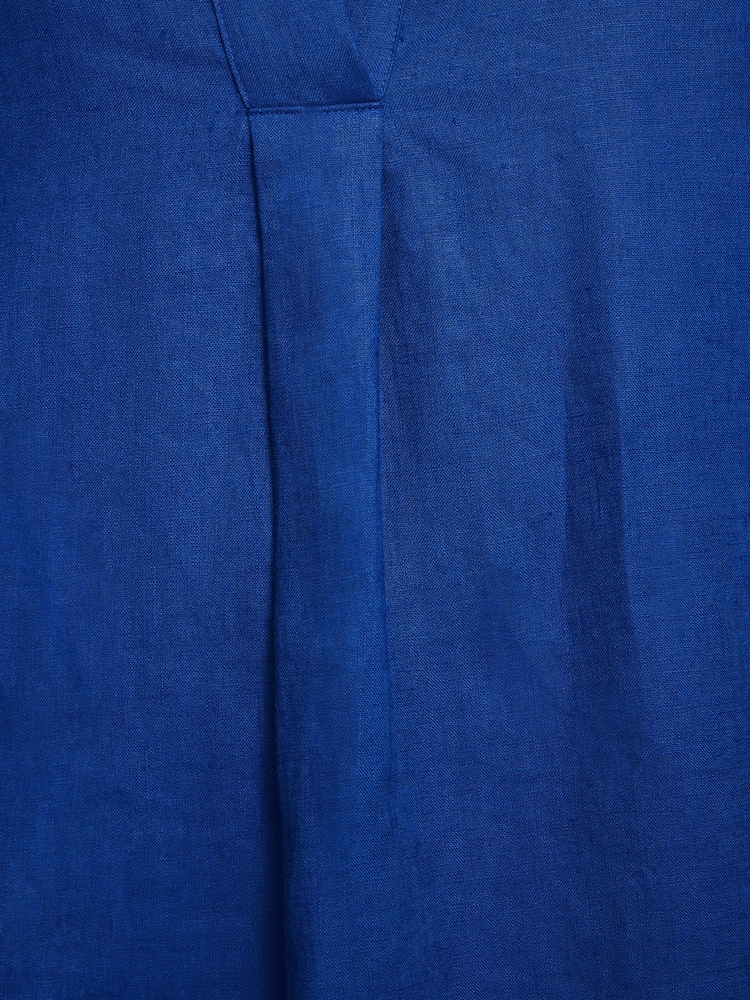 Jigsaw Blue 100% Linen Kaftan Dress - Image 6 of 6 Jigsaw Blue 100% Linen Kaftan Dress - Image 6 of 6