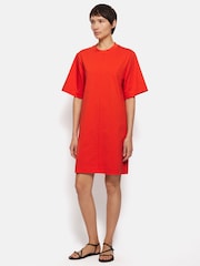 Jigsaw Red 100% Cotton Riley T-Shirt Dress - Image 1 of 6