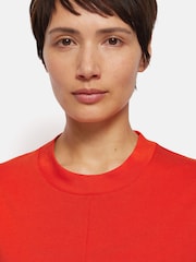 Jigsaw Red 100% Cotton Riley T-Shirt Dress - Image 2 of 6