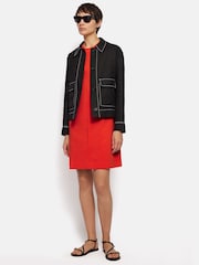 Jigsaw Red 100% Cotton Riley T-Shirt Dress - Image 3 of 6