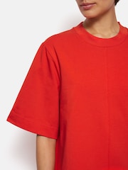 Jigsaw Red 100% Cotton Riley T-Shirt Dress - Image 4 of 6