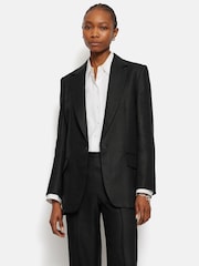 Jigsaw Black Gibson Irish Linen Jacket - Image 1 of 7