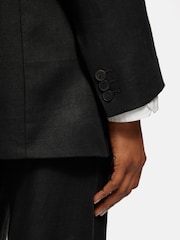Jigsaw Black Gibson Irish Linen Jacket - Image 4 of 7