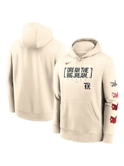 Fanatics Texas Rangers City Connect Club Fleece Cream Hoodie - Image 1 of 3