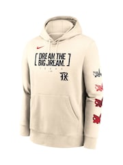 Fanatics Texas Rangers City Connect Club Fleece Cream Hoodie - Image 3 of 3