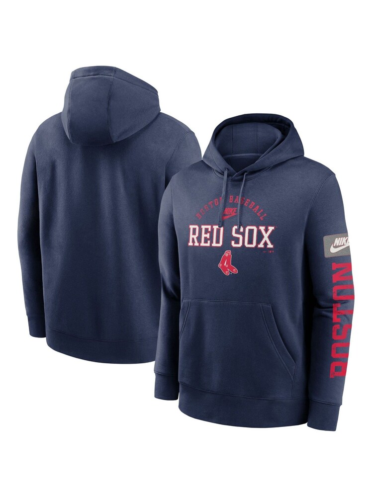 Fanatics Boston Red Sox Cooperstown Splitter Club Blue Hoodie - Image 1 of 3