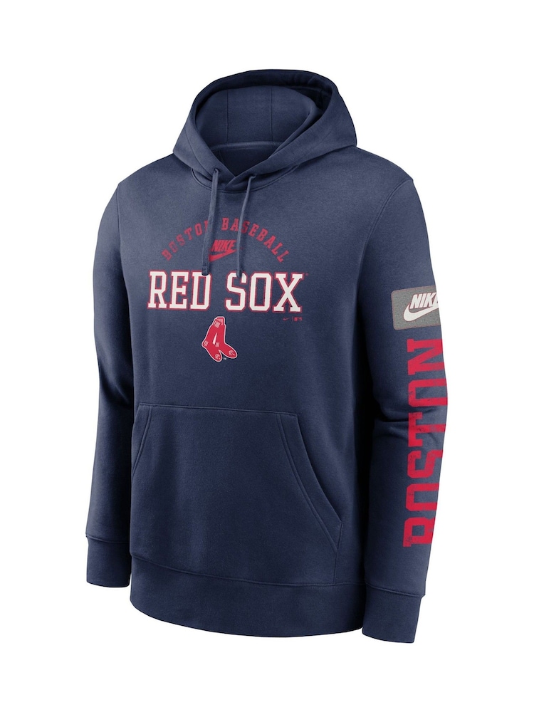 Fanatics Boston Red Sox Cooperstown Splitter Club Blue Hoodie - Image 3 of 3