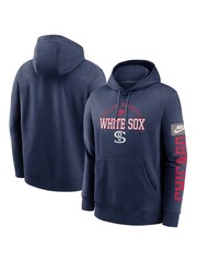 Fanatics Chicago White Sox Cooperstown Splitter Club Blue Hoodies - Image 1 of 3