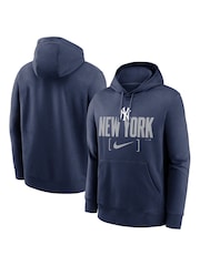 Fanatics Blue New York Yankees MLB Club Slack Fleece Hoodie - Image 1 of 3