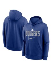Fanatics Blue Los Angeles Dodgers MLB Club Slack Fleece Hoodie - Image 1 of 3