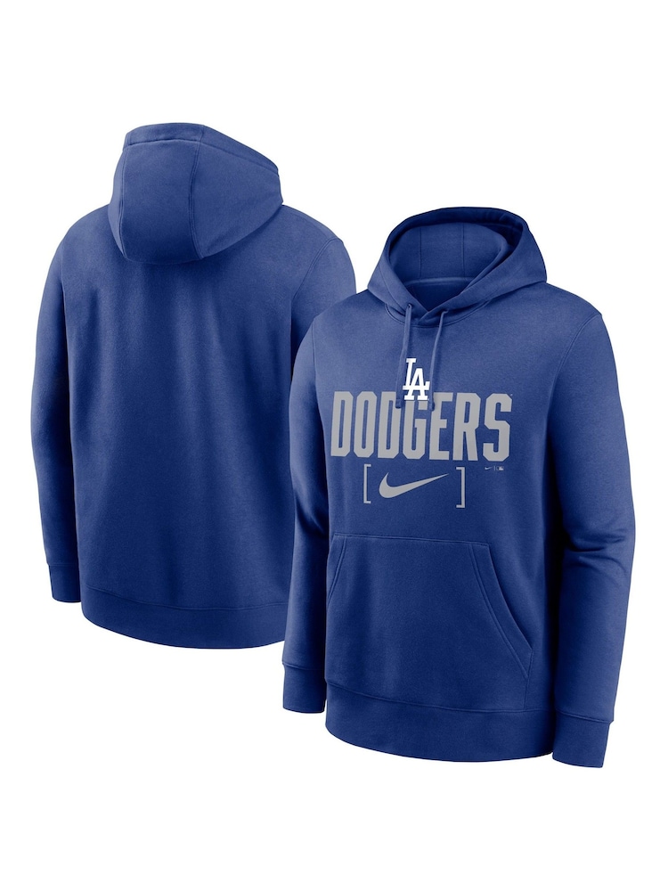 Fanatics Blue Los Angeles Dodgers MLB Club Slack Fleece Hoodie - Image 1 of 3