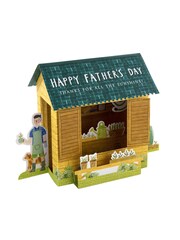Hallmark 3D Pop Up Shed Design Fathers Day Card - Image 3 of 4