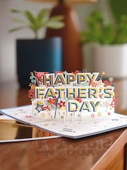 Hallmark Father's Day Card -  3D Pop-up Text Design - Image 1 of 4