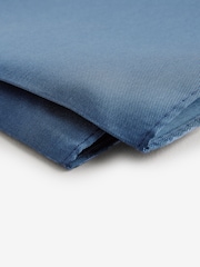 Blue Paisley Slim Tie And Pocket Square Set - Image 2 of 5