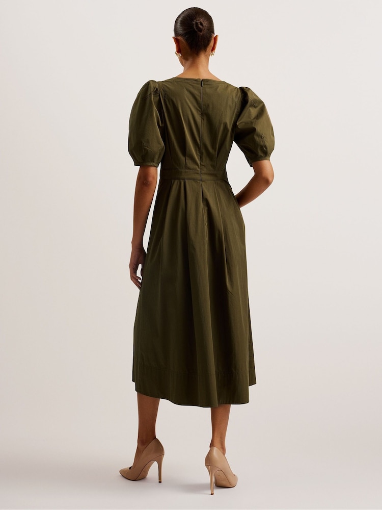 white linen dress women's Ulla Johnson | Coralite in Ivory Embroidered A-Line Gown - Size 12 | Evening Men’s Size:15 US this floor formal-shirt Chocolate Solid - A