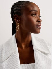 Ted Baker White Shiroi Cropped Raffia Jacket - Image 4 of 5