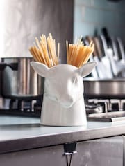 Suck UK Cream Ceramic Stag Kitchen Tidy - Image 1 of 3