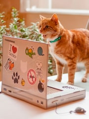 Suck UK Grey Cat Scratch Laptop Pet Toy - Image 3 of 4
