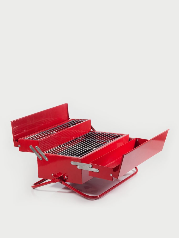 Suck UK Red BBQ Metal Toolbox - Image 2 of 4