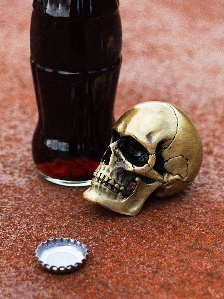 Suck UK Gold Iron & Glory Skull Bottle Opener - Image 1 of 4