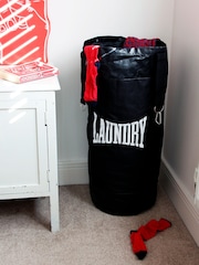 Suck UK Black Punch Bag Laundry Bag - Image 1 of 4