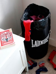 Suck UK Black Punch Bag Laundry Bag - Image 2 of 4