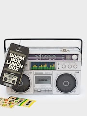 Suck UK Silver Boombox Lunch Box - Image 3 of 4