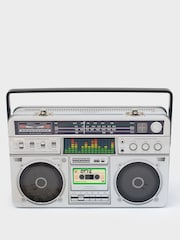 Suck UK Silver Boombox Lunch Box - Image 4 of 4
