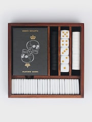 Suck UK Brown Iron And Glory Wooden Compendium Games Night - Image 2 of 4