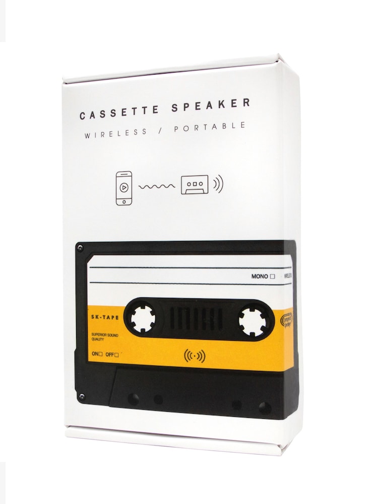 Suck UK Yellow Wireless Cassette Bluetooth Speaker - Image 4 of 4