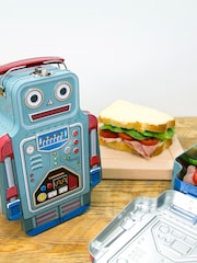 Suck UK Blue Robot Lunch Box - Image 1 of 4