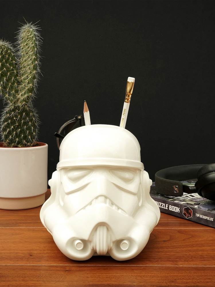 Suck UK White Stormtrooper Desk Tidy - Image 1 of 4