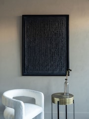 Libra Interiors Black Trenton Large Papier Mache 2 Wall Art - Image 1 of 6
