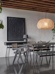 Libra Interiors Black Trenton Large Papier Mache 2 Wall Art - Image 2 of 6