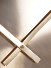 Libra Interiors Gold Santa Cruz Wall Clock 76cm Dia - Image 5 of 6