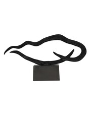 Libra Interiors Black Isla Large Textured Abstract Ornaments Sculpture - Image 5 of 6