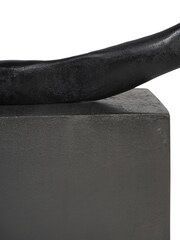 Libra Interiors Black Isla Large Textured Abstract Ornaments Sculpture - Image 6 of 6