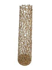 Libra Interiors Gold Twig Sculpture Floor Vase - Image 3 of 5