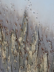 Libra Interiors Gold Abstract Golden Reeds Canvas 150x75cm - Image 6 of 6