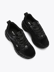 KG Kurt Geiger Black Luster Trainers - Image 3 of 5