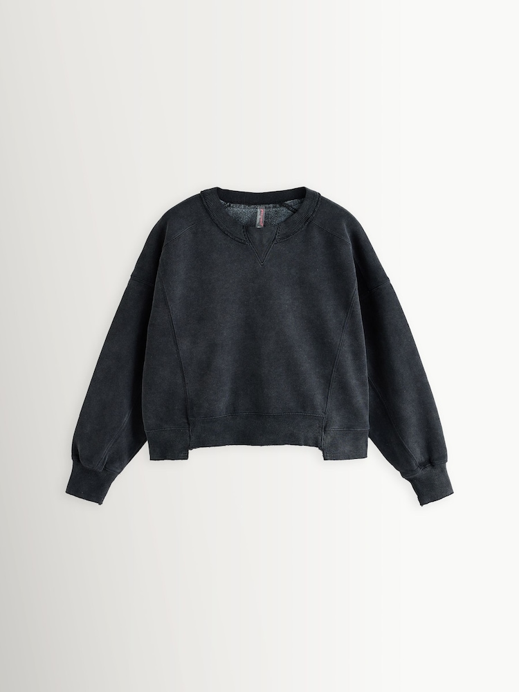 FP Movement Black Intercept Pullover Sweat Top - Image 1 of 4 FP Movement Black Intercept Pullover Sweat Top - Image 1 of 4