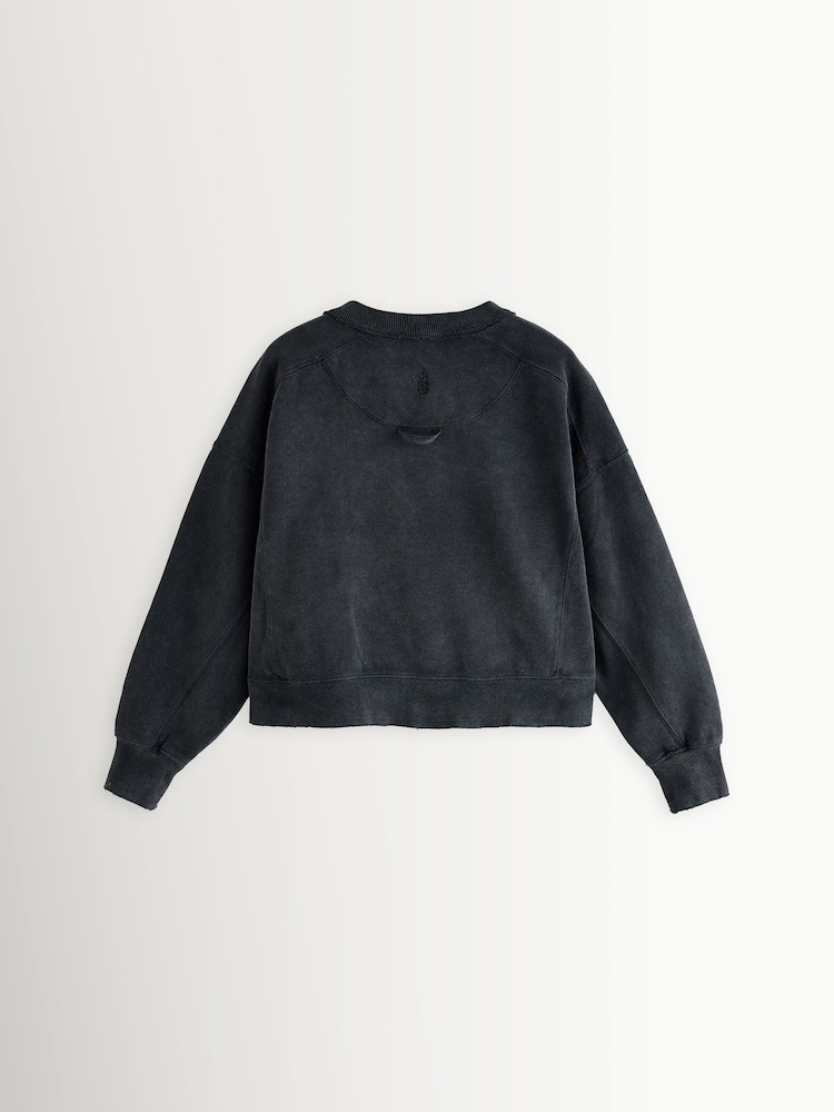 FP Movement Black Intercept Pullover Sweat Top - Image 2 of 4 FP Movement Black Intercept Pullover Sweat Top - Image 2 of 4