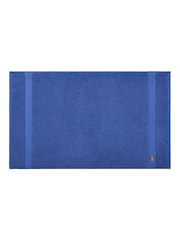 Ralph Lauren Iris Blue Polo Player Bath Mat - Image 1 of 2