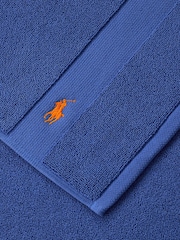 Ralph Lauren Iris Blue Polo Player Bath Mat - Image 2 of 2