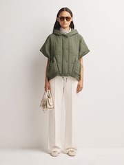 FP Movement Green Happy Trails Poncho Gilet - Image 2 of 6